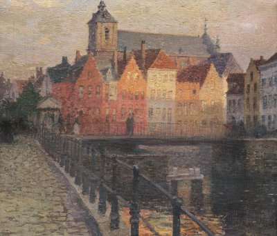 Quai de la Paille, Bruges by Paul Albert Steck